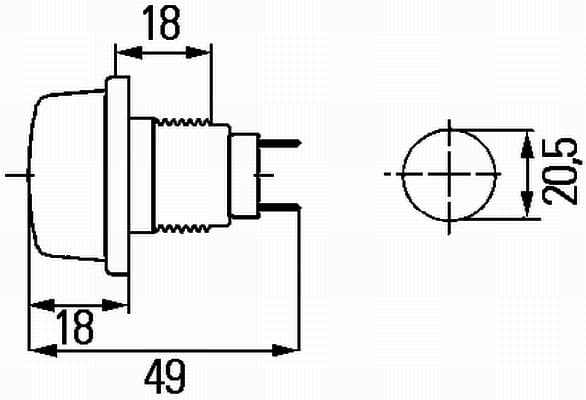 HELLA 2PF 003 563-177 Atšvaitas