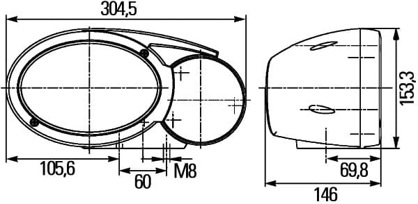 HELLA 1EB 996 167-031 Priekinis žibintas