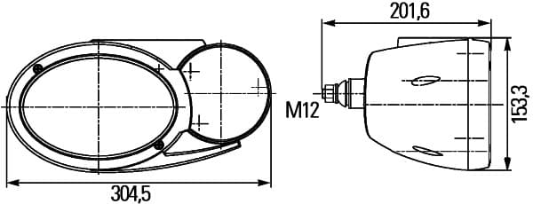 HELLA 1EB 996 167-187 Main headlight