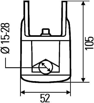 HELLA 8HG 990 263-131 Laikiklis