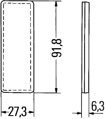 HELLA 8RA 342 014-157 Atšvaitas