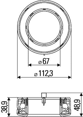 HELLA 8RA 009 362-001 Atšvaitas