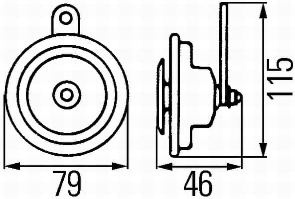 HELLA 3AL 007 425-791 Garsinis signalas