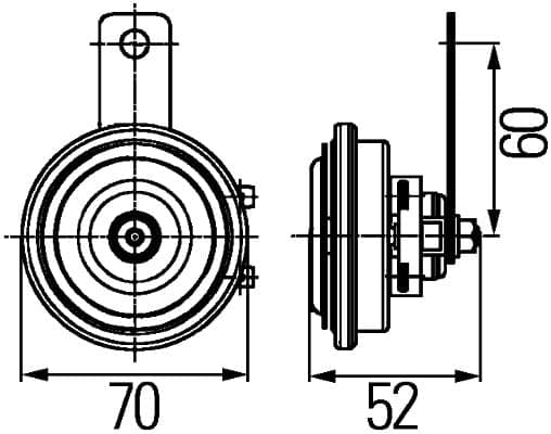 HELLA 3AL 922 196-011 Garsinis signalas