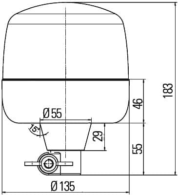 Besisukantis švyturėlis — HELLA 2RL 010 979-011