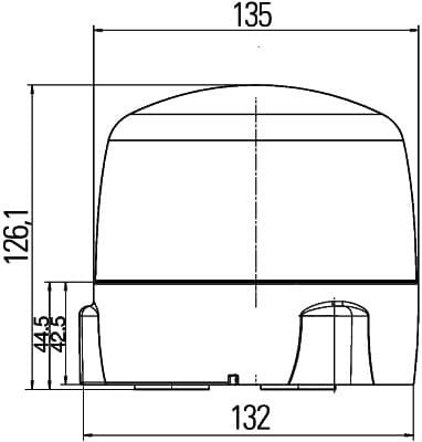 HELLA 2XD 012 878-021 Stroboskopo tipo švyturėlis