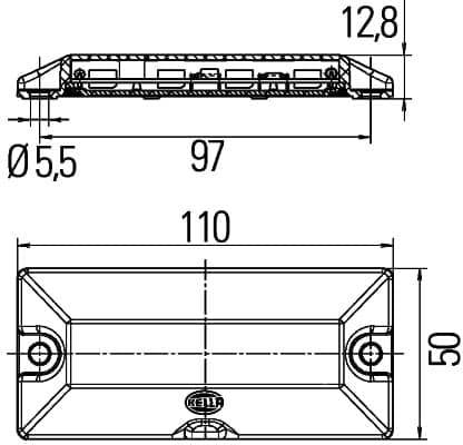 HELLA 2JA 010 838-017 Vidaus apšvietimas