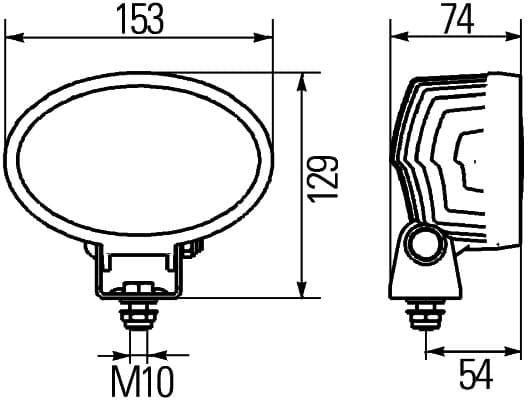 Darbinė šviesa — HELLA 1GA 996 661-002