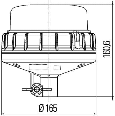 HELLA 2XD 011 557-211 Stroboskopo tipo švyturėlis