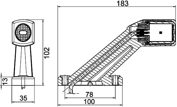 HELLA 2XS 011 769-011 Gabaritų lemputė