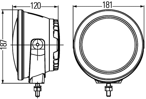 HELLA 1F3 011 815-001 Prožektorius