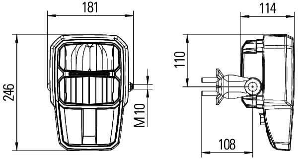 HELLA 1EE 996 374-001 Main headlight