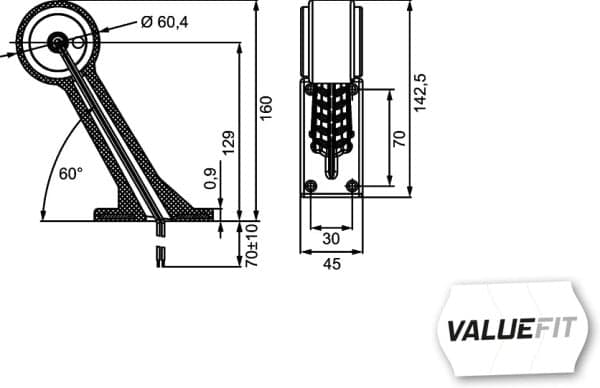HELLA 2XS 357 004-031 Gabaritų lemputė