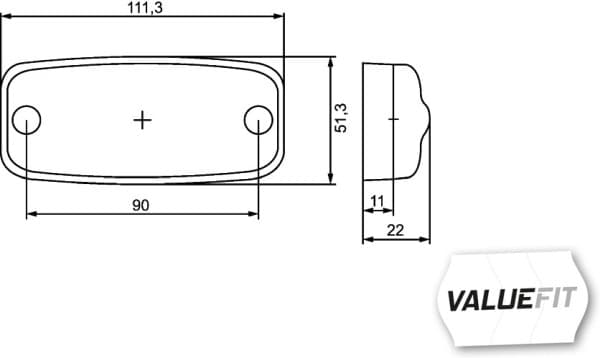 HELLA 2PG 357 008-031 Atšvaitas