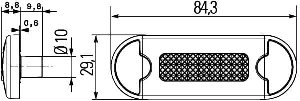 HELLA 2PF 959 855-201 Atšvaitas