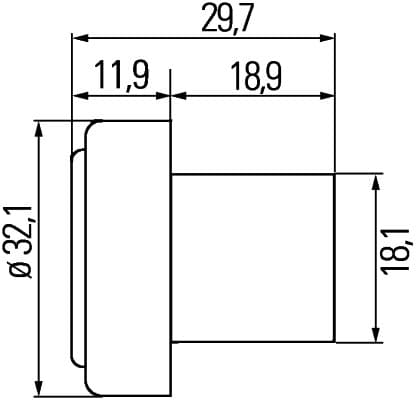HELLA 2BM 340 825-311 Papildomas indikatorius