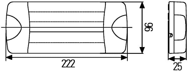 HELLA 2SK 980 602-501 Kombinuotas galinis žibintas