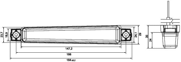 HELLA 2PF 012 846-401 Atšvaitas