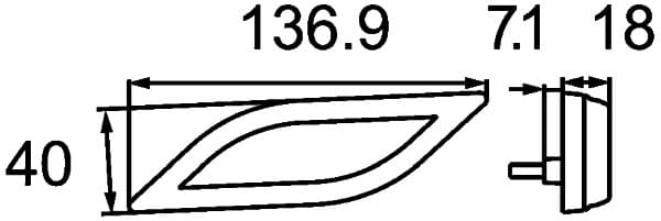 HELLA 2BM 013 338-061 Papildomas indikatorius
