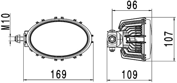 HELLA 1GA 996 661-031 Darbinė šviesa