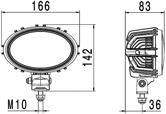 HELLA 1GA 996 661-501 Darbinė šviesa