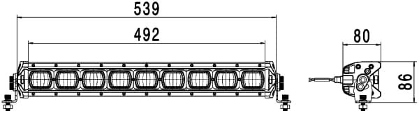 HELLA 1FJ 360 002-502 Prožektorius