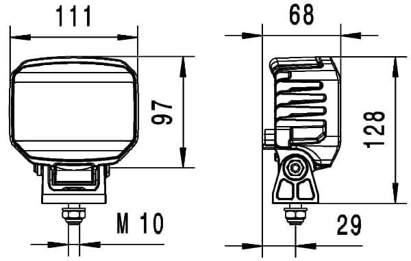 HELLA 1GA 996 488-001 Darbinė šviesa