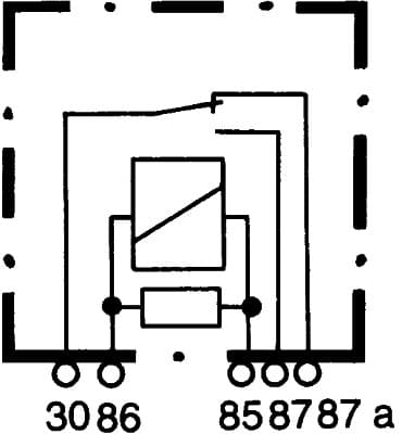 HELLA 4RD 933 319-007 Relė, pagrindinė srovė