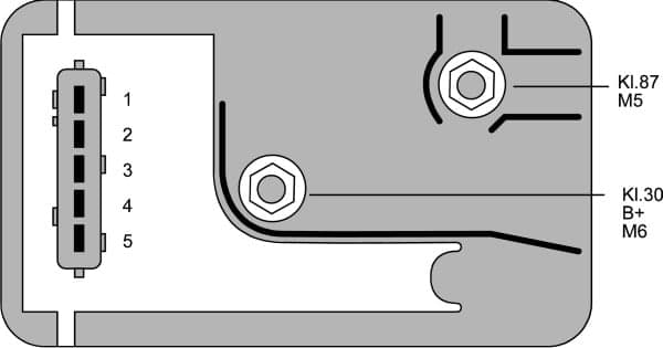 HELLA 4RV 008 188-271 Kaitinimo žvakių sistema valdymo blokas