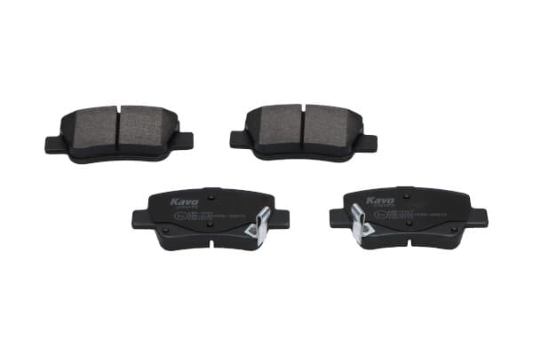 Stabdžių kaladėlių komplektas — KAVO PARTS KBP-9107