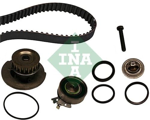 Schaeffler INA 530 0004 30 Vandens siurblio ir paskirstymo diržo komplektas