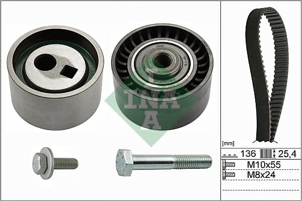 Paskirstymo diržo komplektas — Schaeffler INA 530 0095 10