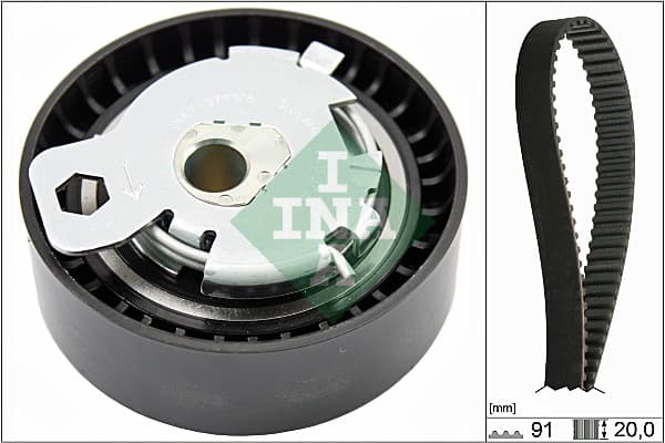 Paskirstymo diržo komplektas — Schaeffler INA 530 0142 10