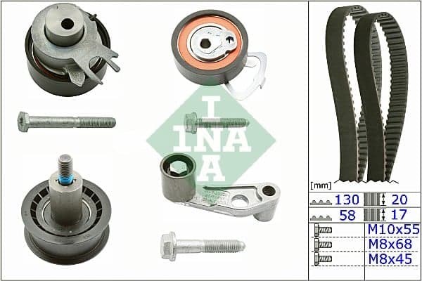 Paskirstymo diržo komplektas — Schaeffler INA 530 0360 10