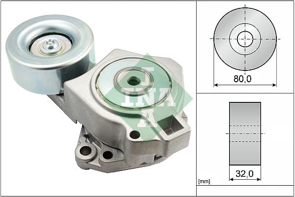 V formos rumbuoto diržo įtempiklis — Schaeffler INA 534 0468 10