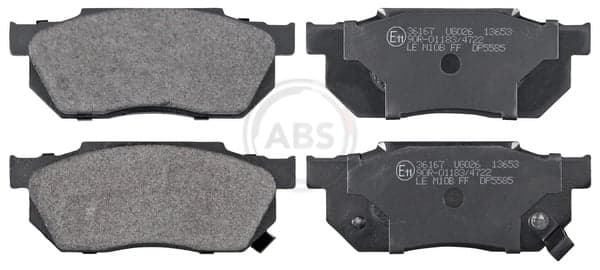 Stabdžių kaladėlių komplektas — A.B.S. 36167
