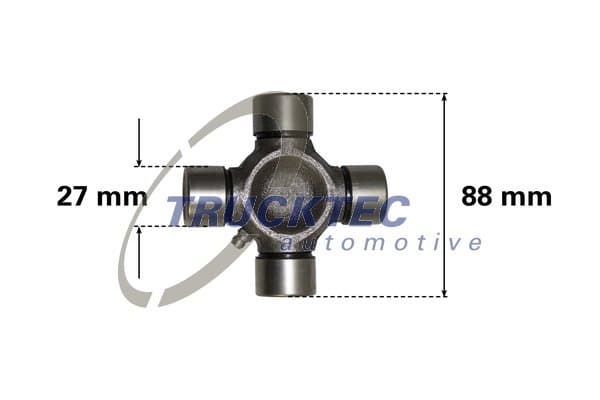 TRUCKTEC AUTOMOTIVE 02.34.044 Kardaninio veleno jungtis