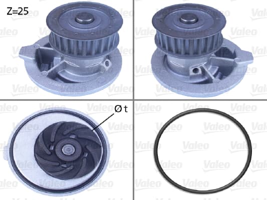 VALEO 506310 Vandens siurblys