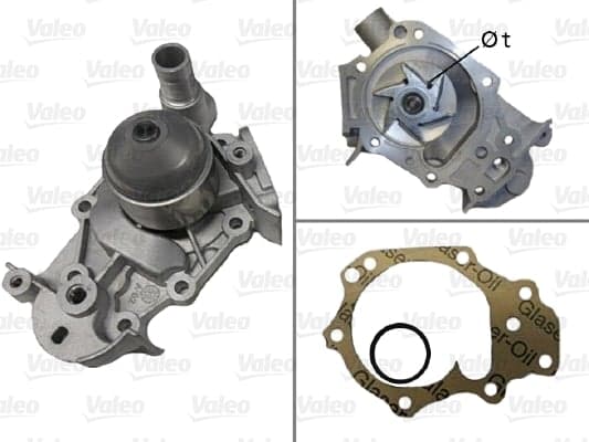 VALEO 506580 Vandens siurblys