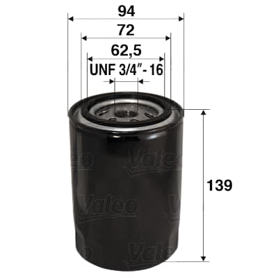 Alyvos filtras — VALEO 586064