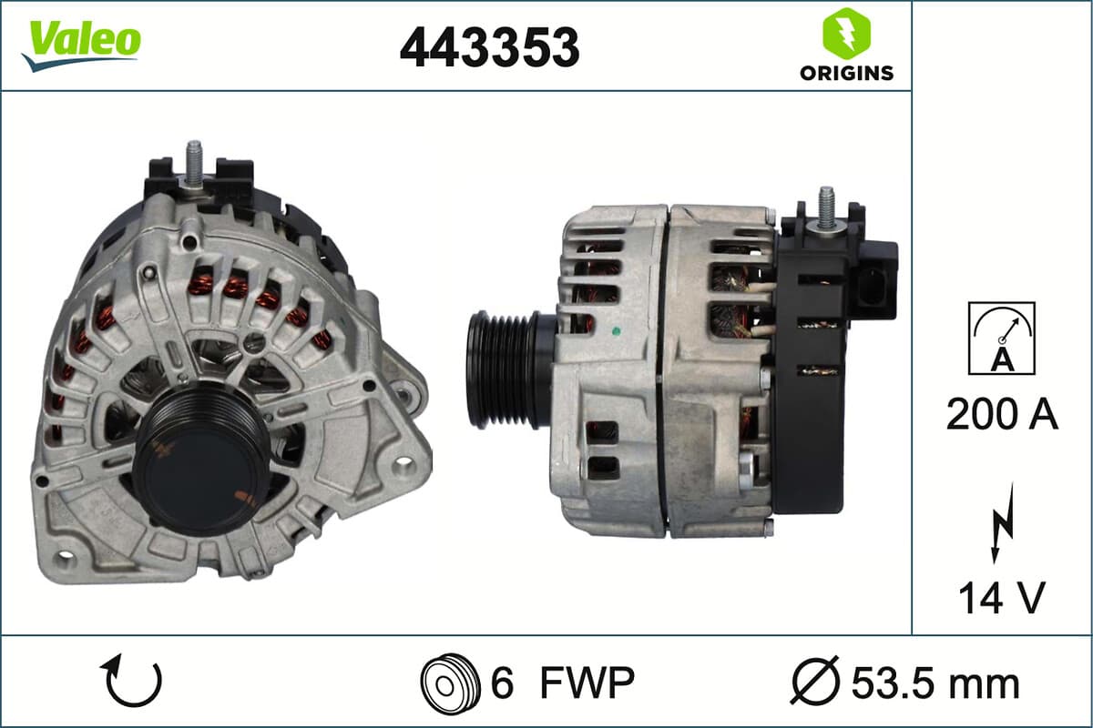 VALEO 443353 Generatorius