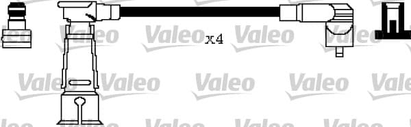 Uždegimo laidų komplektas — VALEO 346215