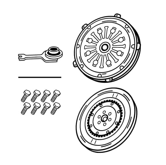 VALEO 855302 Sankabos komplektas