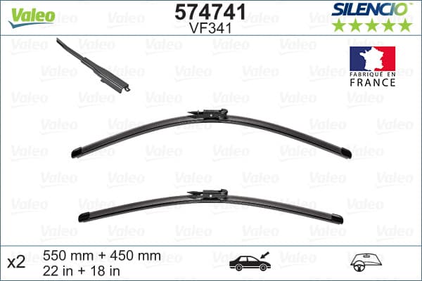VALEO 574741 Valytuvo šluotelė