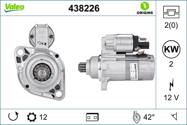 Starteris — VALEO 438226