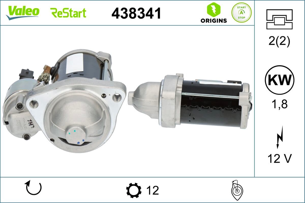 VALEO 438341 Starteris