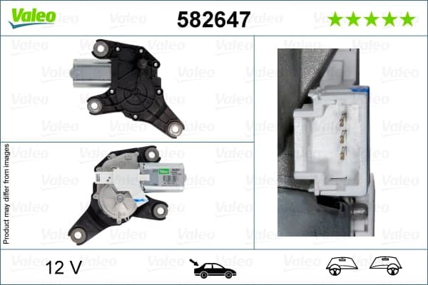 VALEO 582647 Valytuvo variklis