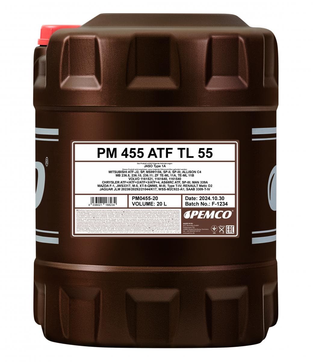 SCT - MANNOL PM0455-20 Pavarų dėžės alyva