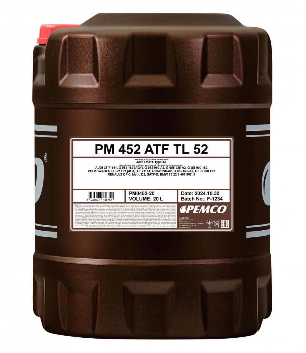 SCT - MANNOL PM0452-20 Pavarų dėžės alyva