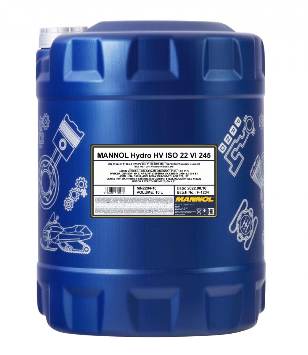SCT - MANNOL MN2204-10 Hidraulinė alyva